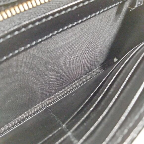 Gucci Long Wallet Black Leather 547-070925 - Picture 7 of 9